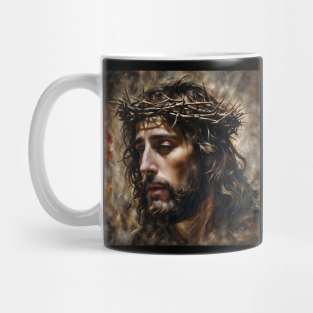 Jesus with crown of thorns Mug